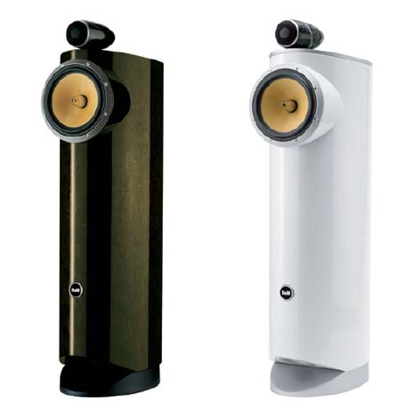 B&W BLACK OR WHITE FEATURE SPEAKERS HIGH END